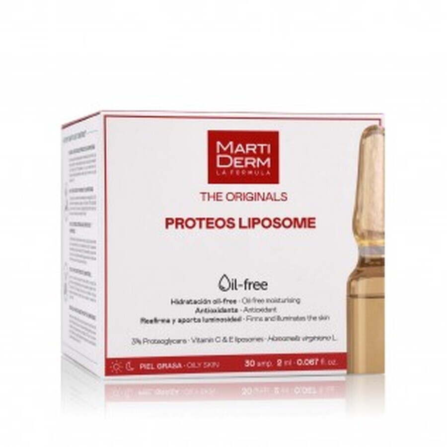 Martiderm Liposomi antirughe rassodanti per pelle grassa e mista 30 amp 2 ml