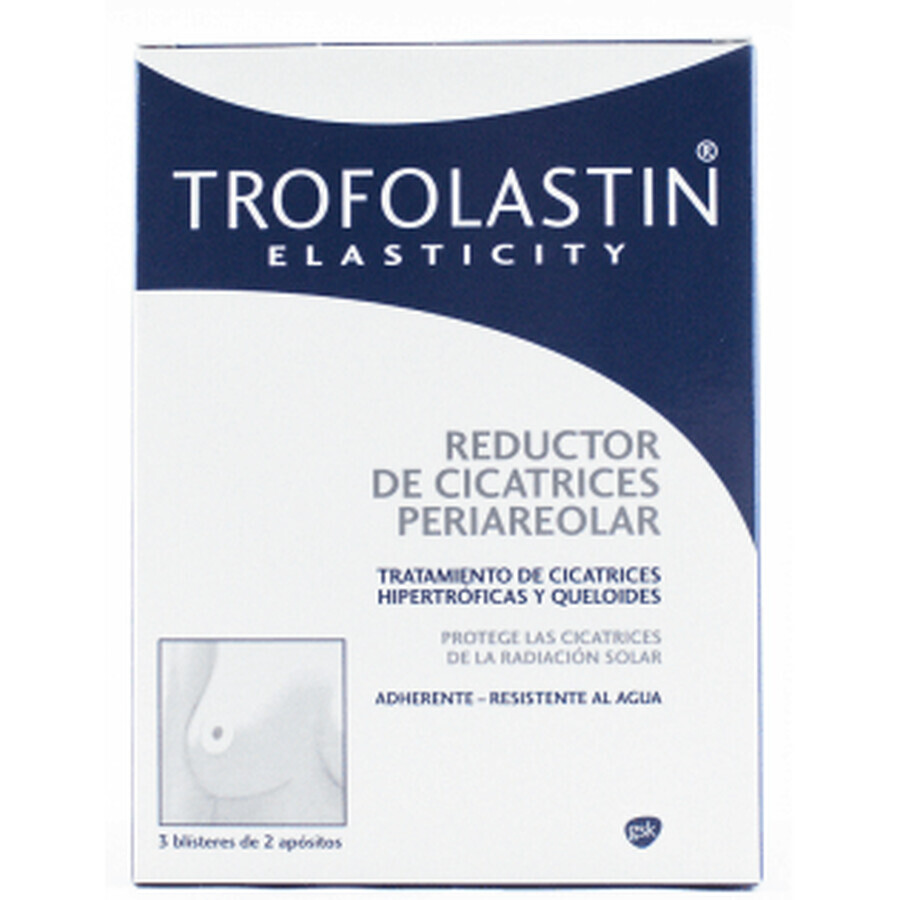 Trofolastin Reductor de cicatrice periareolară 3 x 2 pansamente