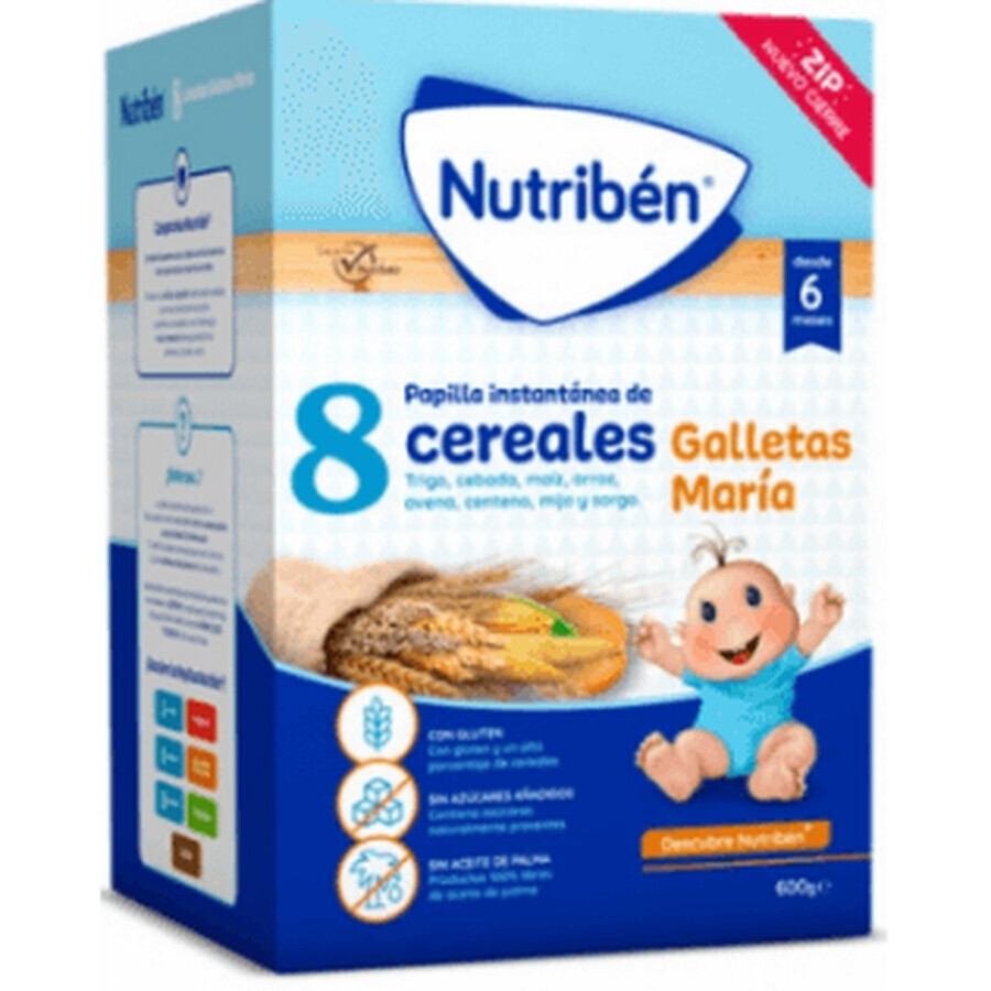 Nutribén 8 Cereals with Maria Cookies, 600g