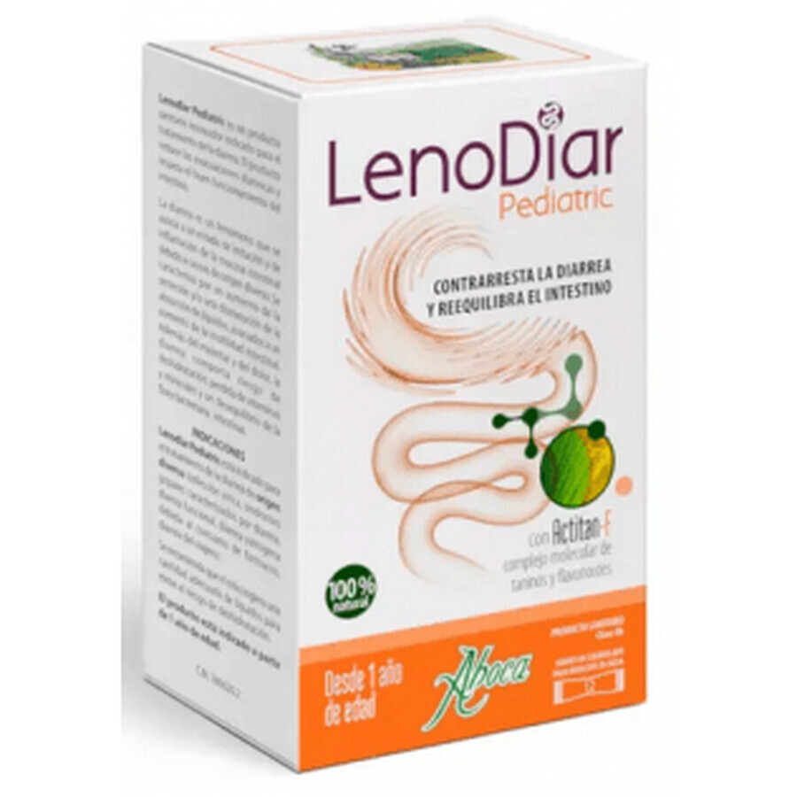 Aboca Lenodiar Pediatric 2 g, 12 sobres