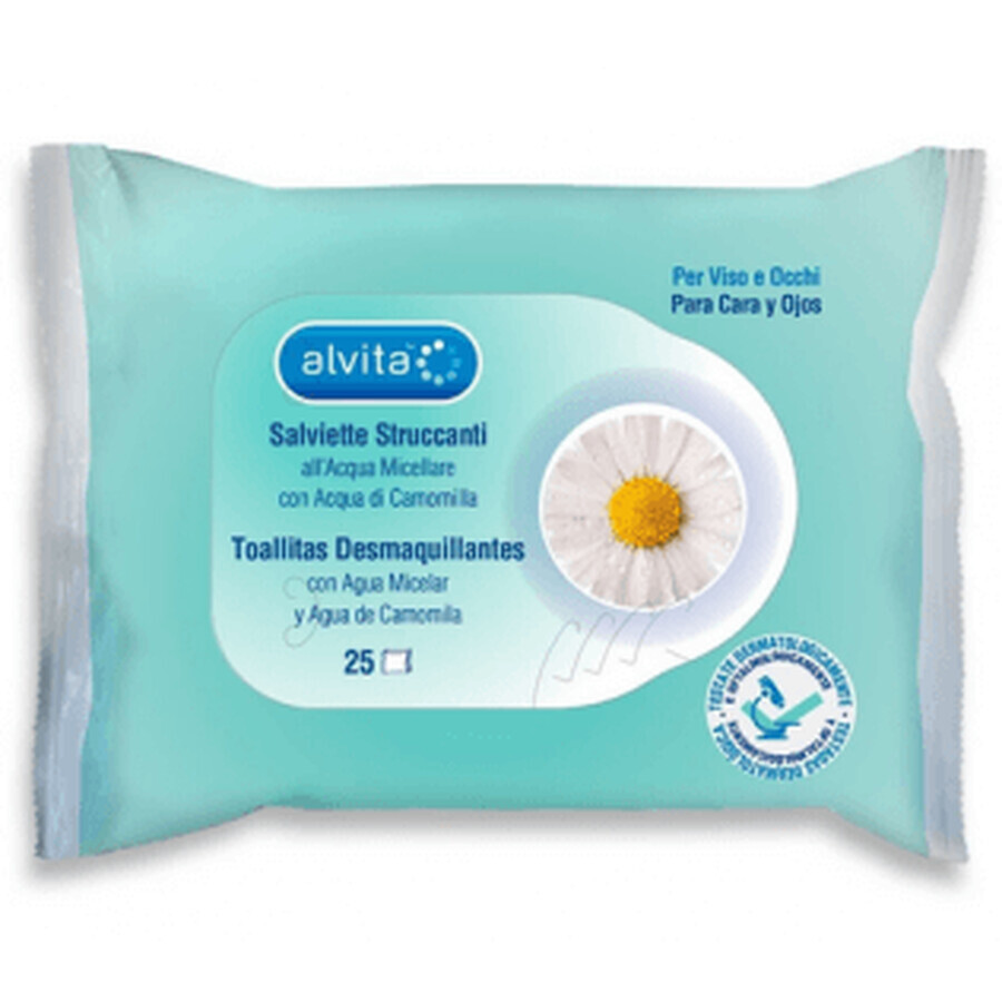 Boutique Alvita Lingettes démaquillantes 25u Alvita Lingettes démaquillantes 25u
