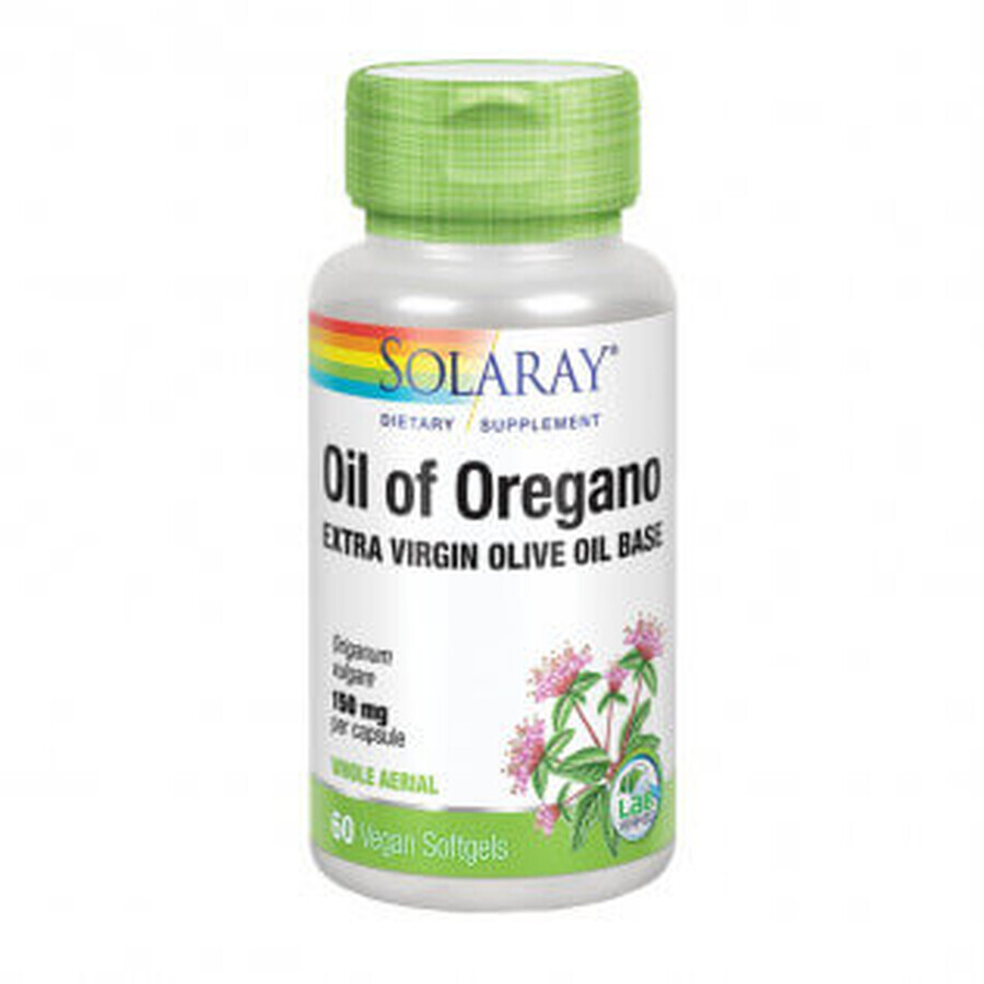 Solaray Öl Oregan 150mg 60 Veg Caps