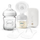 Pacchetto offerta Tiralatte Premium SCF396/11 + biberon naturale 120 ml SCF671/17 + protezioni per capezzoli SCF1566/00 2 pezzi, Philips Avent