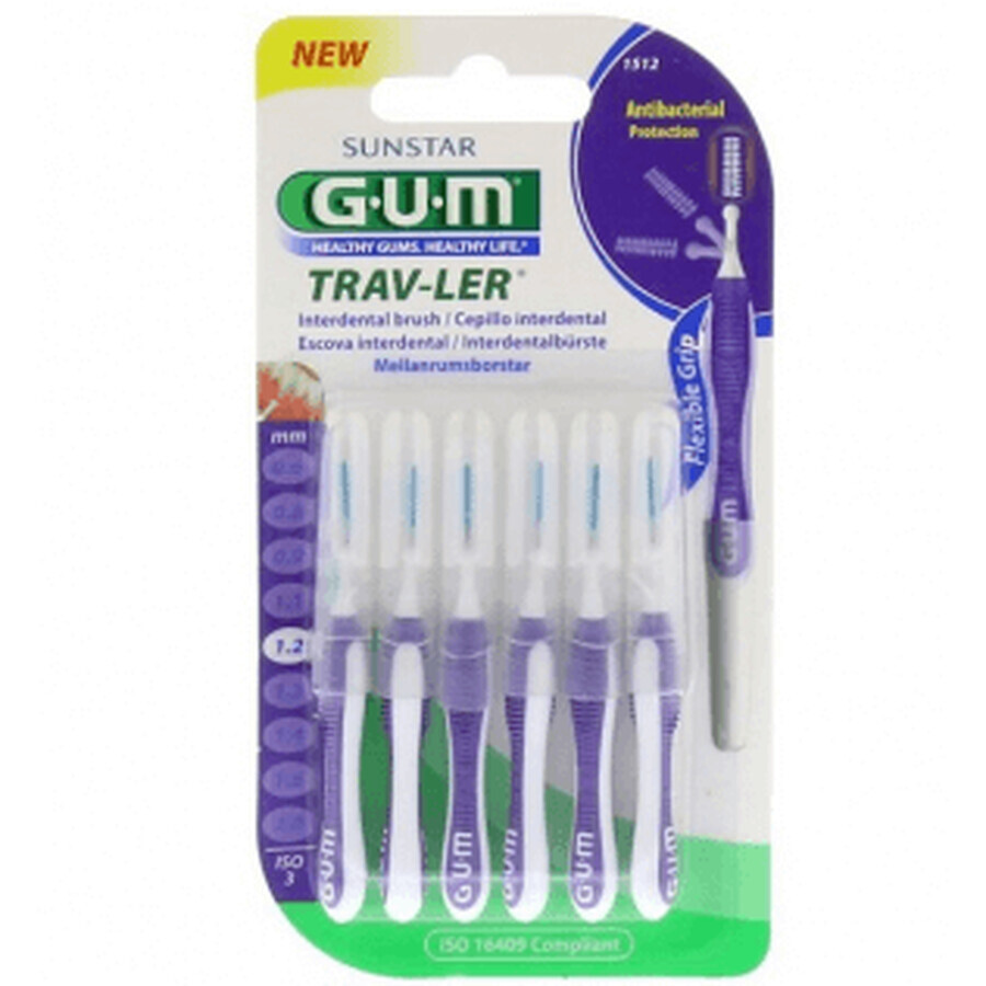 Cumpără Trav-ler interdentar gumă 1.2mm 1512, 6 u Trav-ler interdentar gumă 1.2mm 1512, 6 u