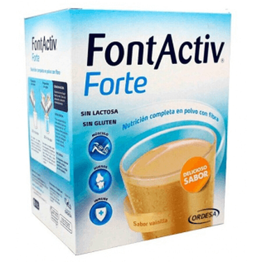 Ordesa FontActiv Forte Vanillegeschmack Nahrungsergänzungsmittel 14 x 30g