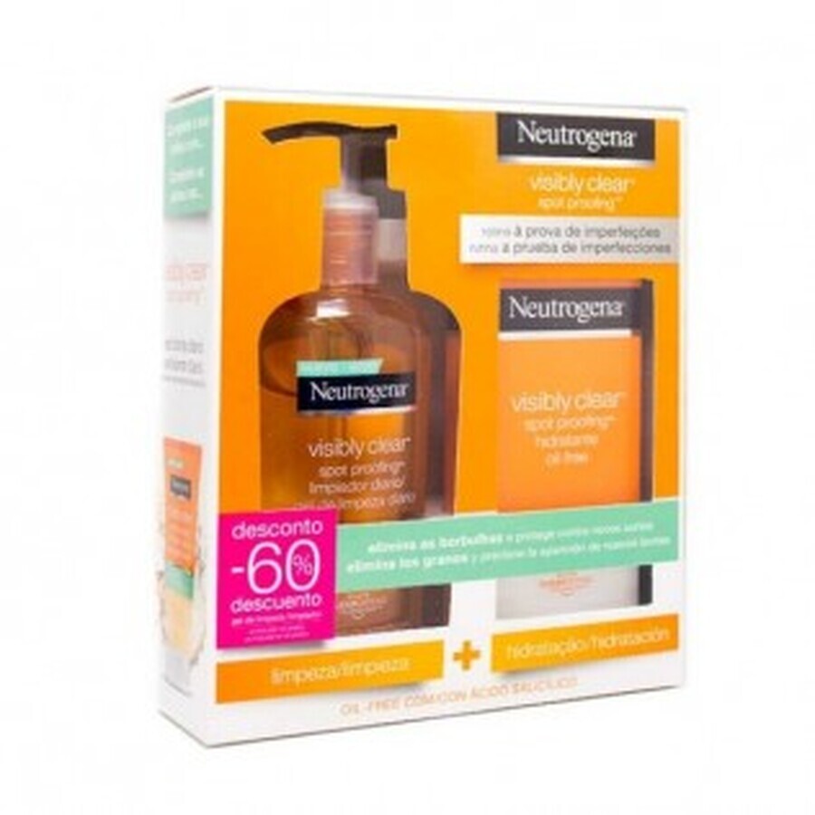 Buy Neutrogena PACK Visibly Clear Cleansing Gel 200ml + Moisturizer 50ml Neutrogena PACK Visibly Clear Cleansing Gel 200ml + Moisturizer 50ml