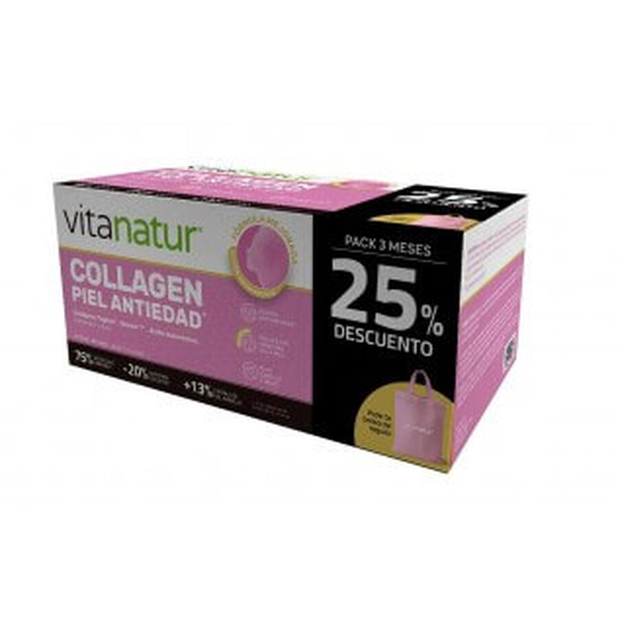 Vitanatur TRIPLO Collagen Antiagin 3 months, 90 ampoules