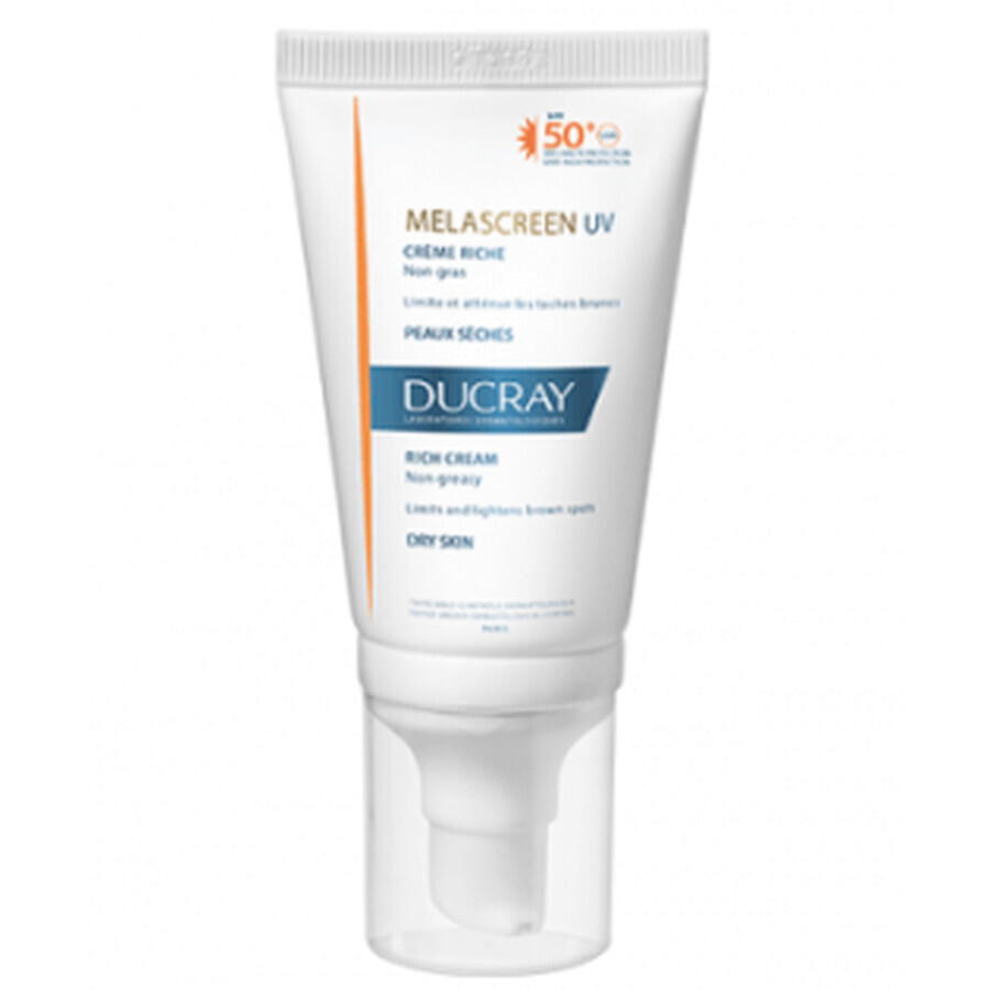 Cumpără Ducray Melascreen Photoprotection Enriched Anti-Blemish Cream SPF50+, 40ml Ducray Melascreen Photoprotection Enriched Anti-Blemish Cream SPF50+, 40ml