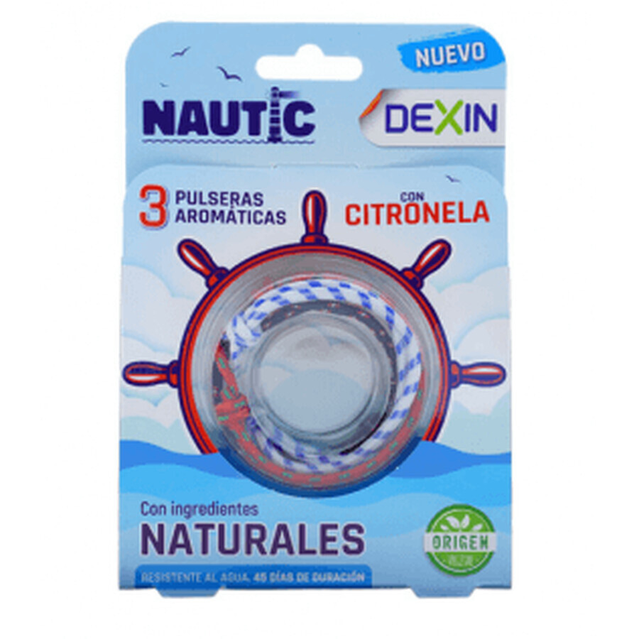 Acquista Dexin Eco Citronella Bracciale Nautico 3 unità Dexin Eco Citronella Bracciale Nautico 3 unità