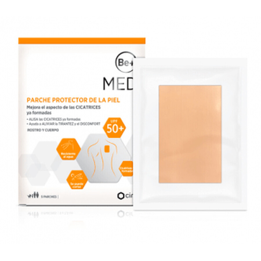 Be+ Med Patch per cicatrici 5u di 5 x 8 cm