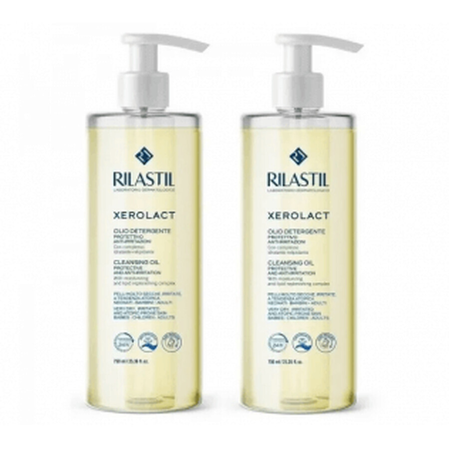 Buy Rilastil DUPLO Xerolact Oil 2x1000ml Rilastil DUPLO Xerolact Oil 2x1000ml