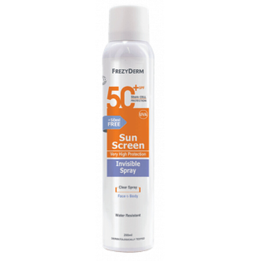 Acquista Frezyderm Schermo solare SPF50+ Spray invisibile 200ml Frezyderm Schermo solare SPF50+ Spray invisibile 200ml