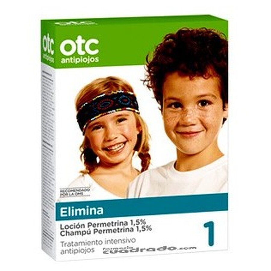 OTC PACK Eliminate Lotion + Permethrin Shampoo 1,5%.