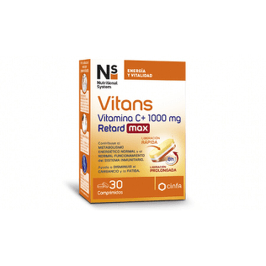 NS Vitans Vitamin C+ 1000mg Retard Max 30 tablets