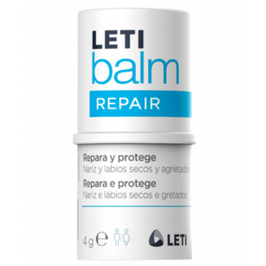 Letibalm Neus en Lip Repair Balsem Stick, 4g