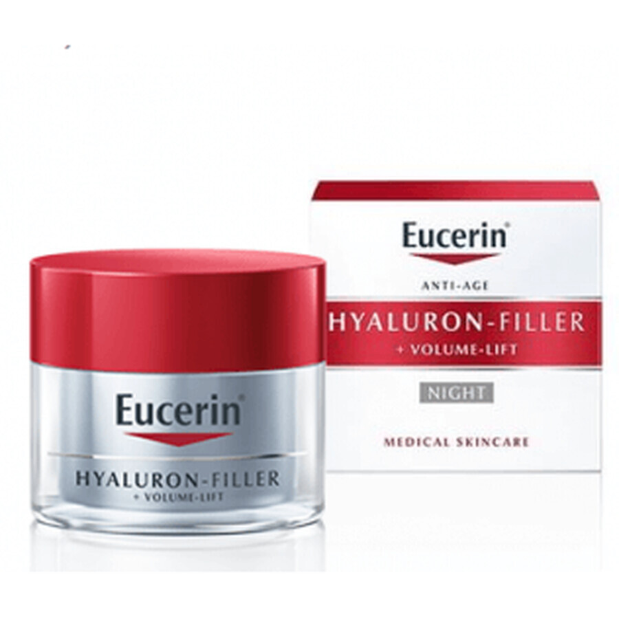 Eucerin Hyaluron Filler Volume Lift Crema Noche, 50ml