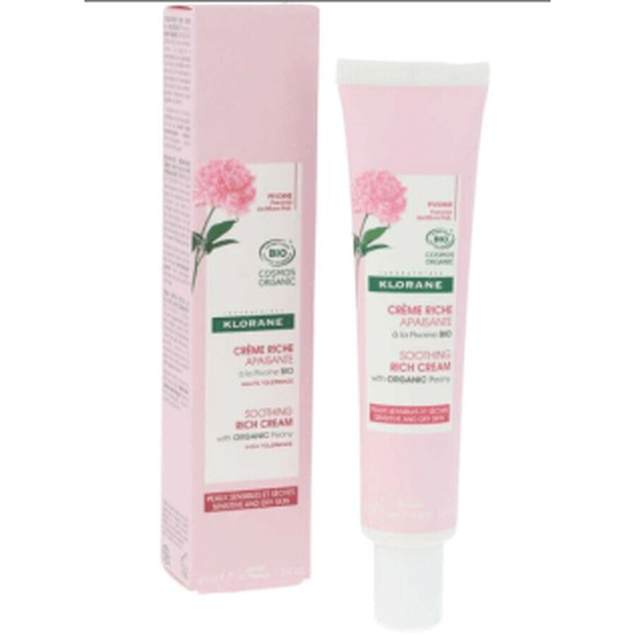 Klorane Peonia Crema Rica Calmante 40ml