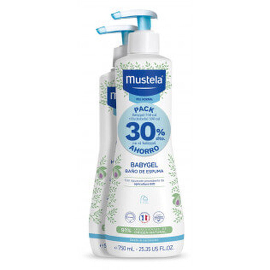 Winkel op Mustela PACK HydraBB Melk 500ml + Babygel 750ml Mustela PACK HydraBB Melk 500ml + Babygel 750ml