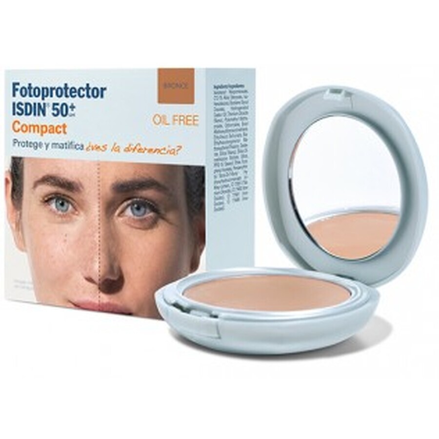 Isdin Fotoprotector Compact SPF-50+ Maquillage Ölfrei Bronze, 10 g