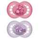 MAM Sucette Original +6 Silicone Rose/Lilas 2u