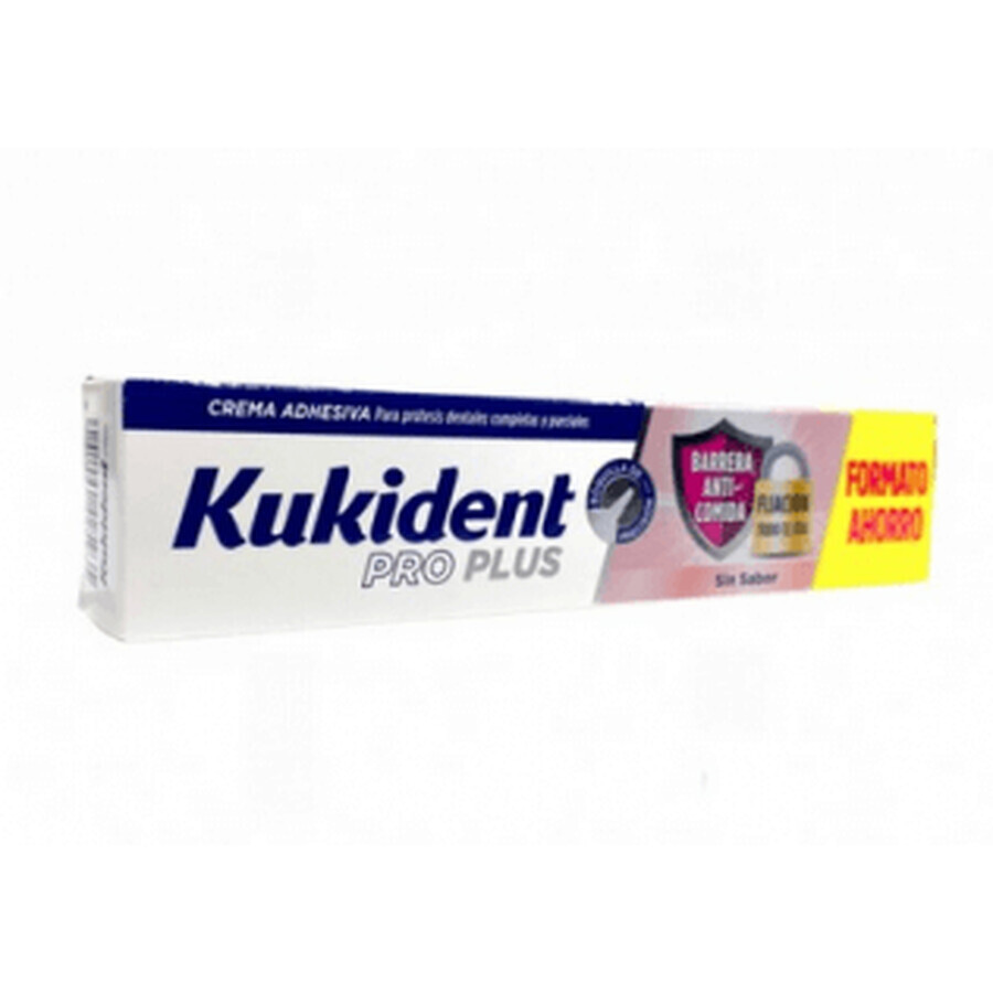 Kukident PRO PLUS Barriera Anti Masticatoria Formato Risparmio Insapore 57g