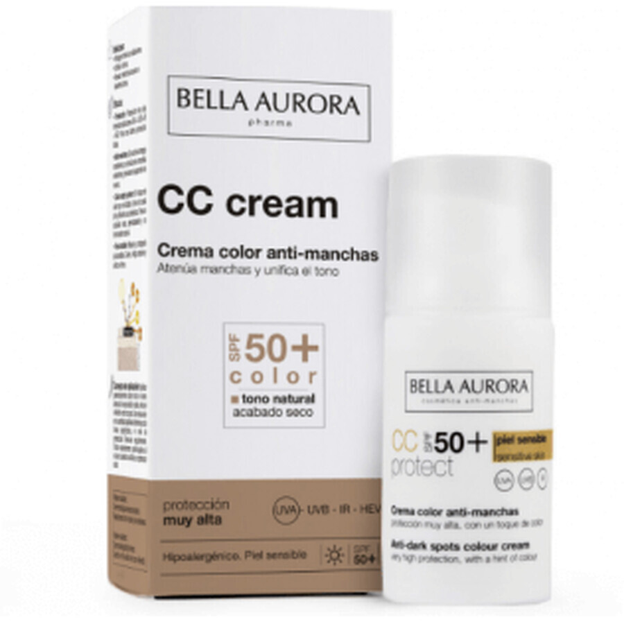 Comprar Bella Aurora Solar CC Cream Antimanchas SPF50+ , 30ml Bella Aurora Solar CC Cream Antimanchas SPF50+ , 30ml