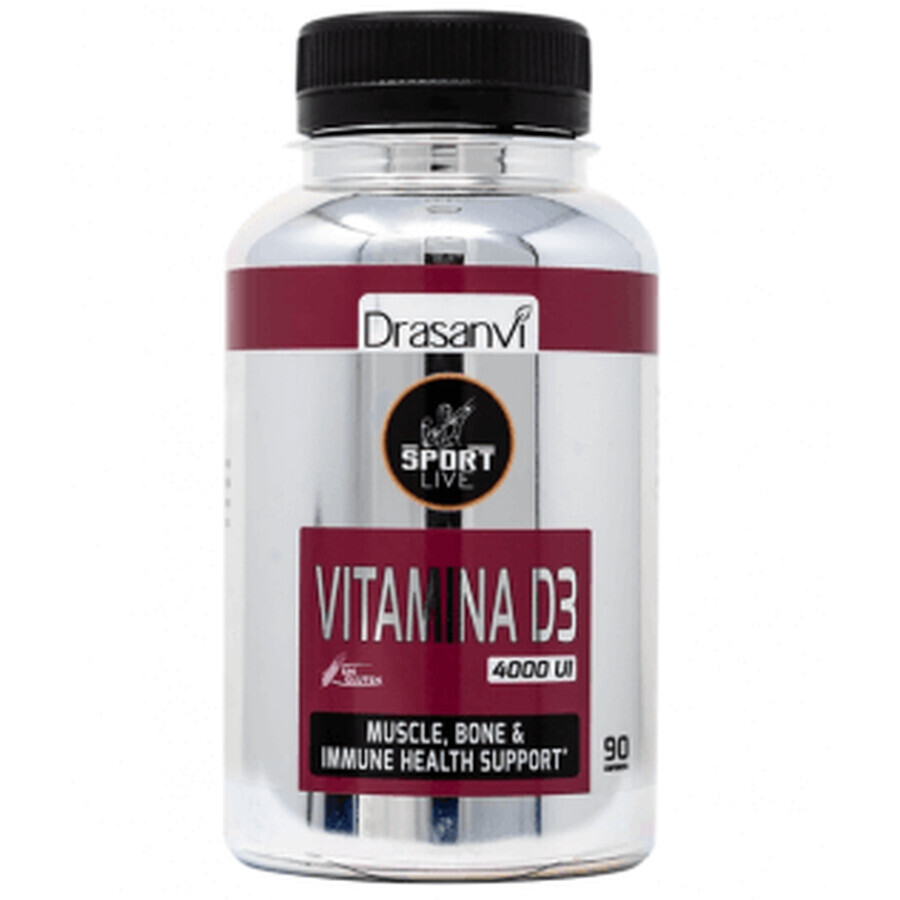 Drasanvi Sport Vit D3 4000UI 90 comprimate