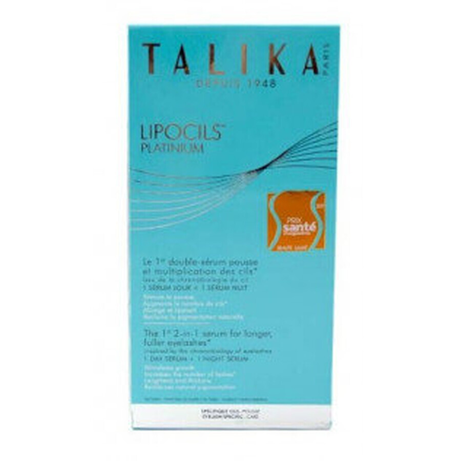 Talika Lipocils Platinium Eye Brown Doble Serum Cejas, 2x8,5ml