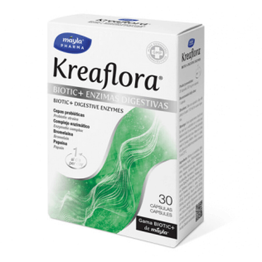 Kreaflora Fiotic+ Enzimi digestivi 30 capsule