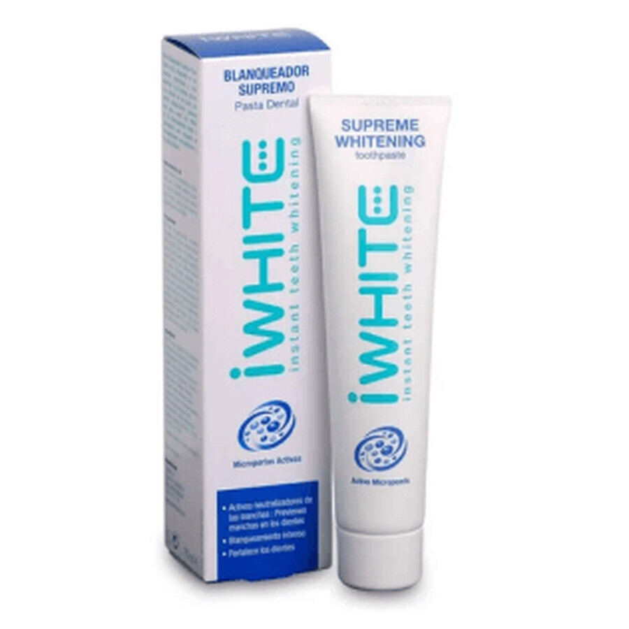 Acquista Iwhite Dentifricio sbiancante supremo 75ml Iwhite Dentifricio sbiancante supremo 75ml