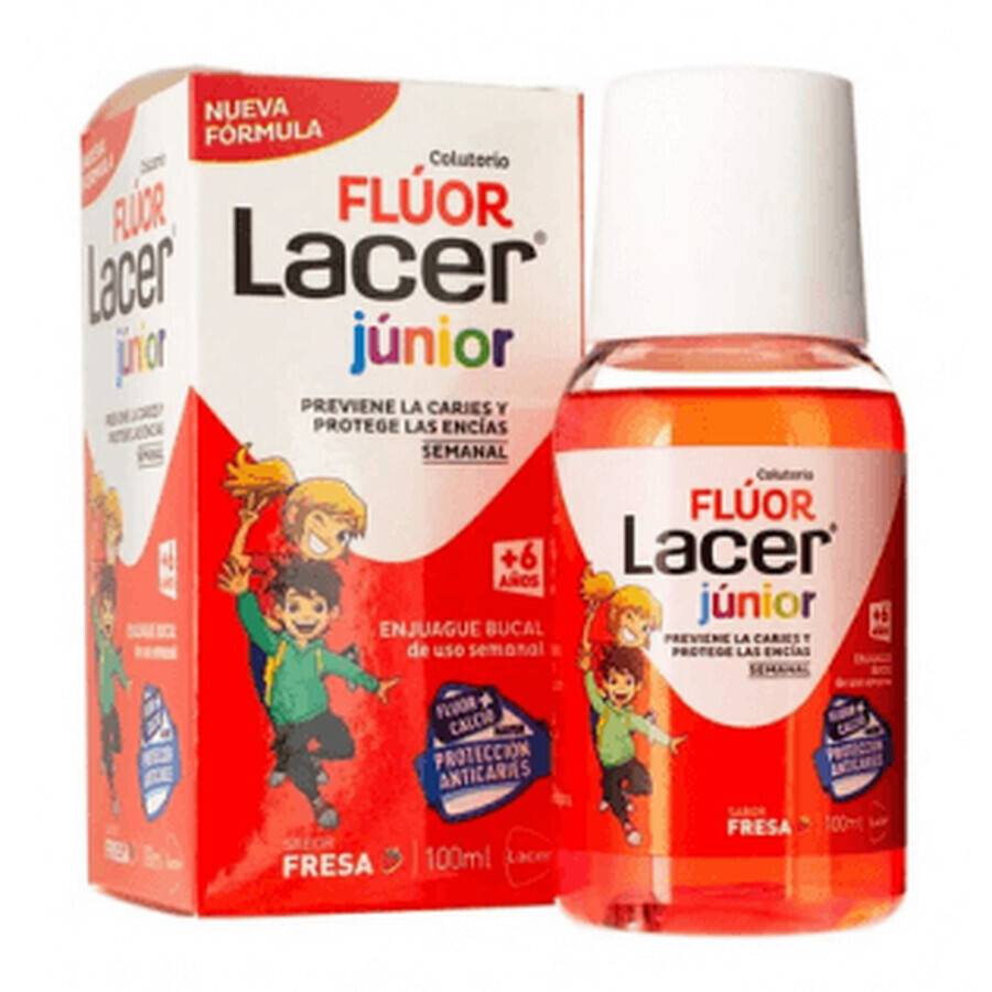 Lacer Junior Weekly Fluoride Apă de gură 100 ml