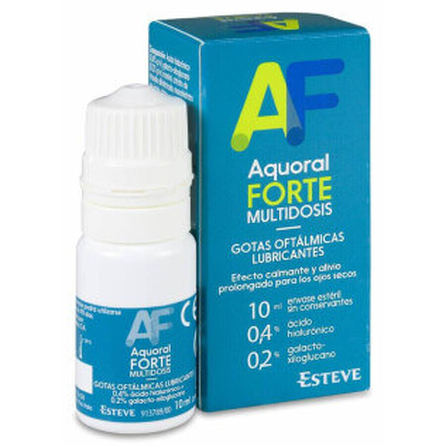 Aquoral Forte Multidosis Gotas Oftalmicas Esteriles 10ml
