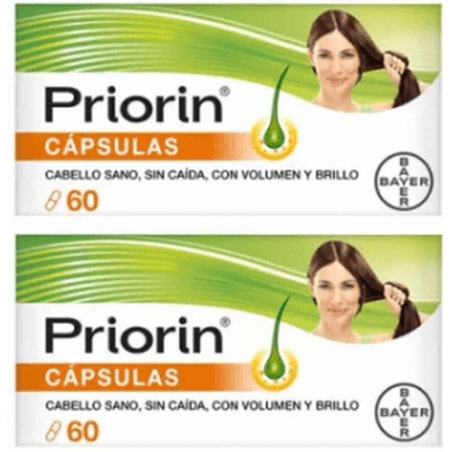Priorin Anticaída Pack 2 x 60 capsulas