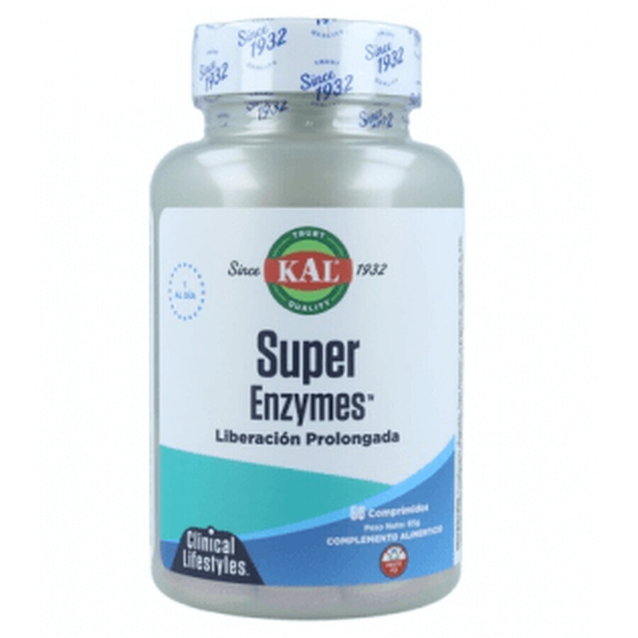 Kal Super Enzymes 60 comprimés