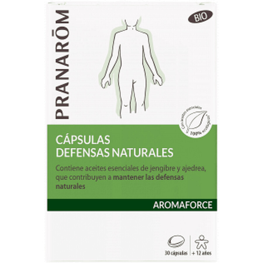 Pranarom Aromaforce Organic Natural Defenses 30 capsules