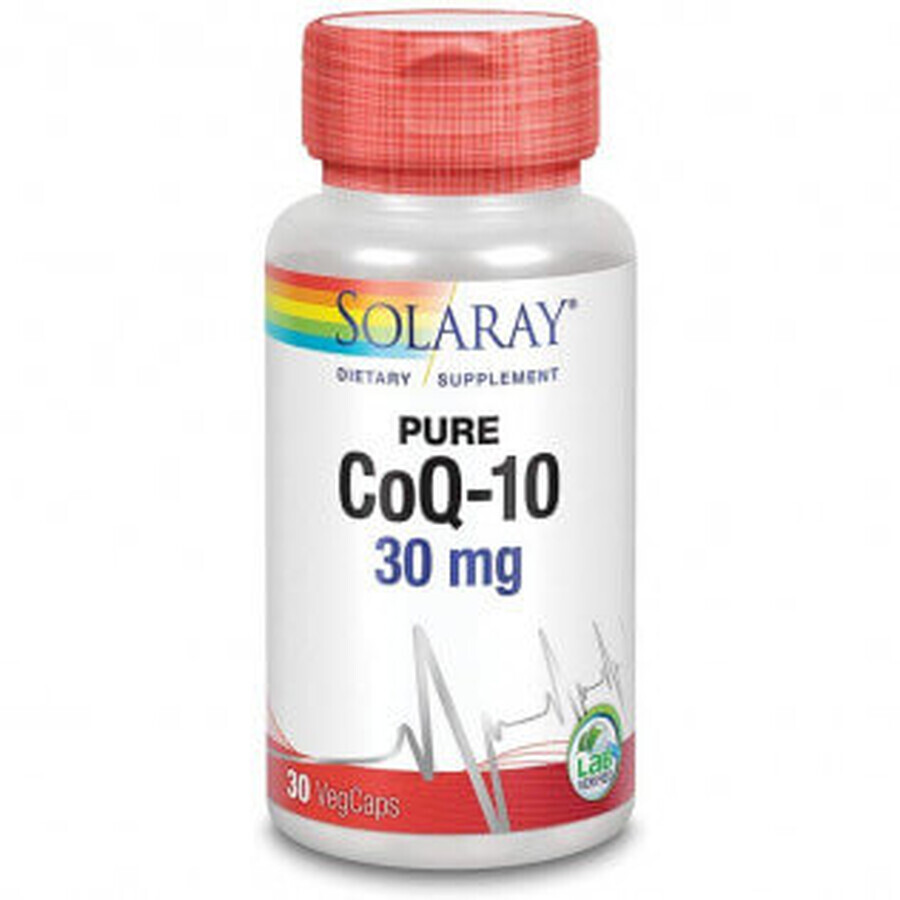 Solaray Pure Coenzyme Q10 30mg 30 Veg Caps