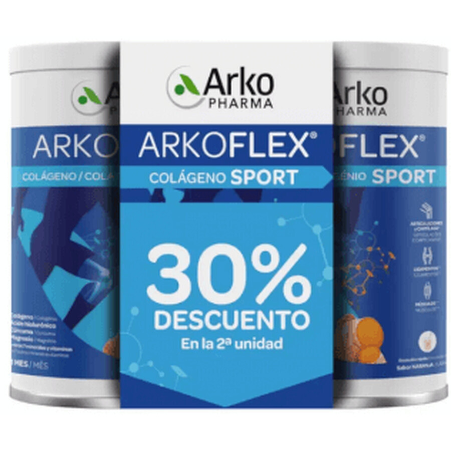 Arkoflex DUPLO Dolexpert Colageno Curcuma Sabor Naranja 2 x 390g