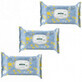 Klorane PACK 3 Zachte Reinigingsdoekjes 3x70 Eenheden