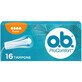 Tampons OB Procomfort O.B 16 Super Tampons