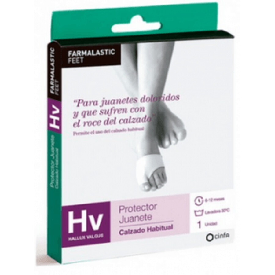 Cinfa Farmalastic Protector Hallux Valgus Bunions Grande Taglia 42/43, 1 u