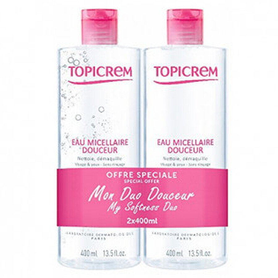 Buy Topicrem DUPLO Micellar Water Micellar Water 2 x 400ml Topicrem DUPLO Micellar Water Micellar Water 2 x 400ml