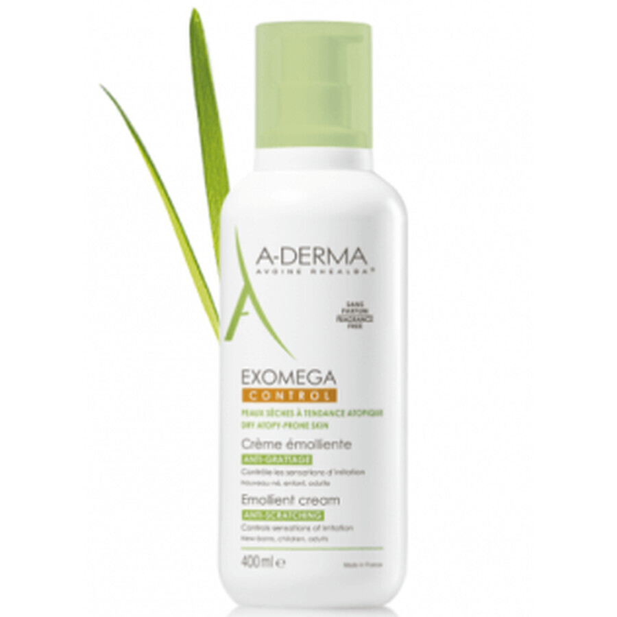 Shop Aderma Exomega CONTROL Emollient Body Cream 400 ml Aderma Exomega CONTROL Emollient Body Cream 400 ml