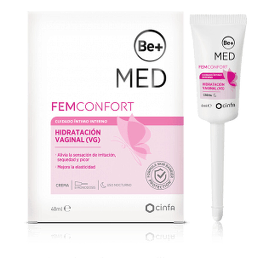 Boutique BE+ Med Femconfort Vaginal Moisturiser 8 pièces 6ml BE+ Med Femconfort Vaginal Moisturiser 8 pièces 6ml