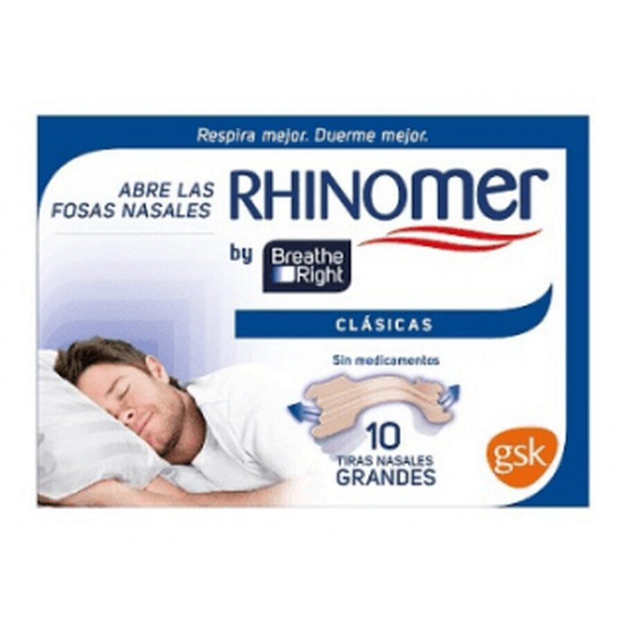 Breathe Right Nasal Strips Groß, 10 Stück