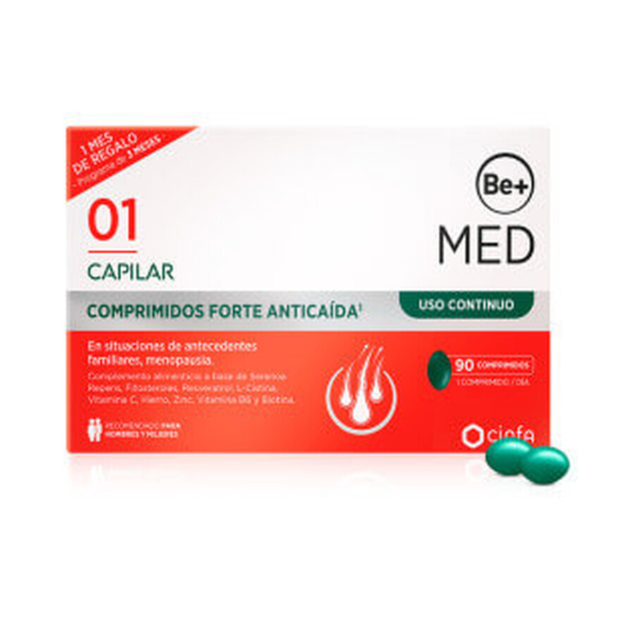 Be+ Med Capilar Continuous Use Forte 90 Tablets