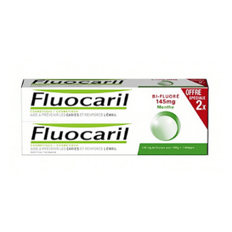Fluocaril DUPLO Bi-Fluorid Minzpaste 145mg 2x75ml