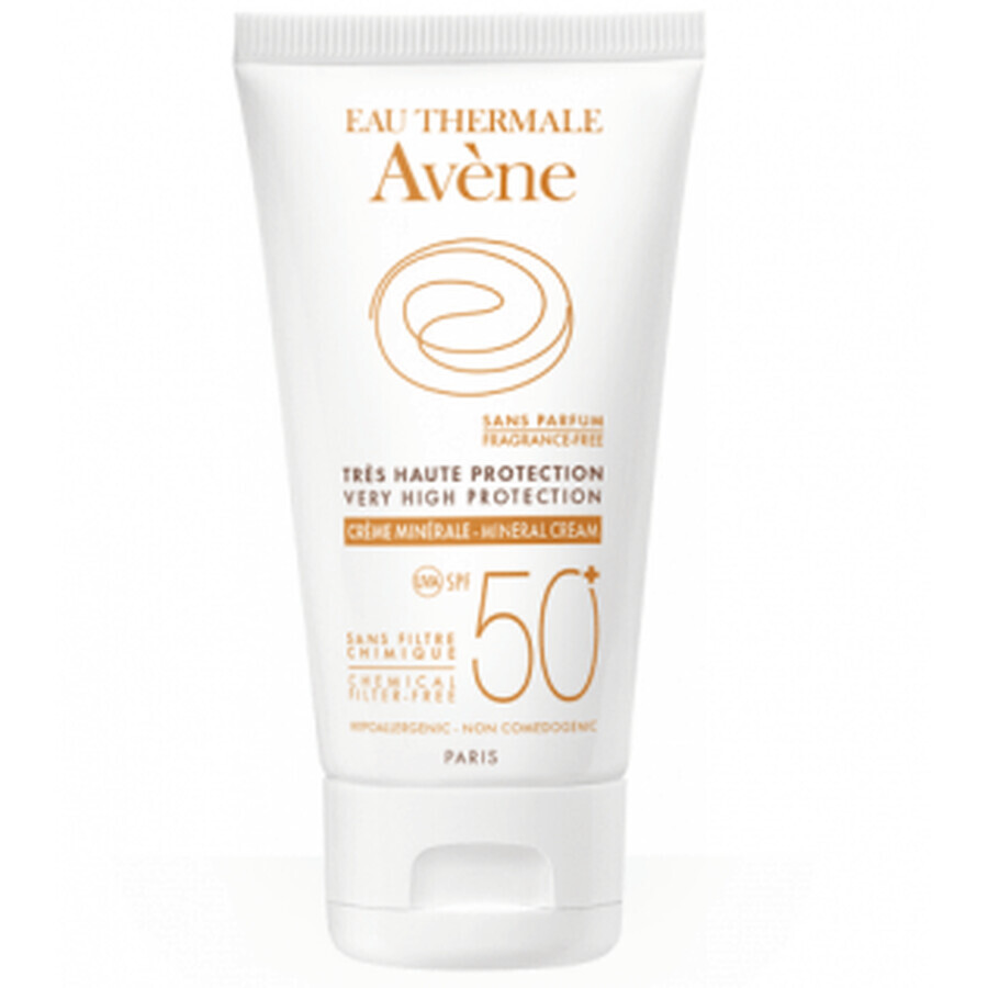 Avene Zonnebrandcrème Fysiek Filter SPF50, 50ml