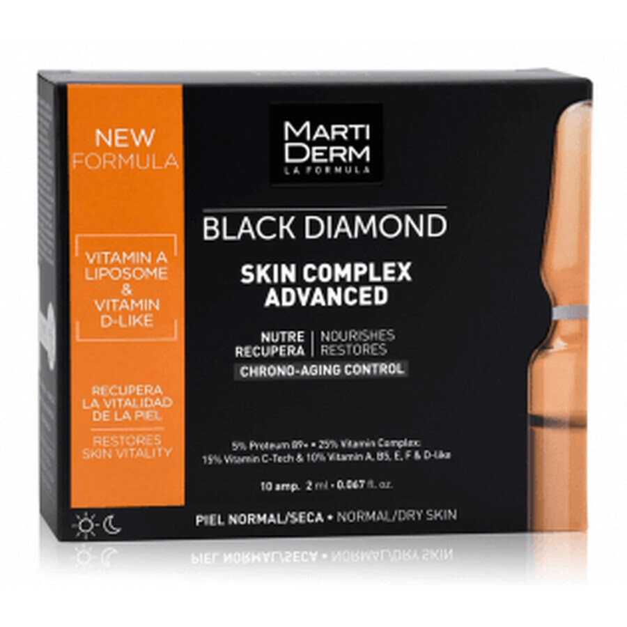 Martiderm Huid Complex Anti-Aging en Intensieve Antioxidant met Proteoglycanen 3.0, 10amp. x 2ml