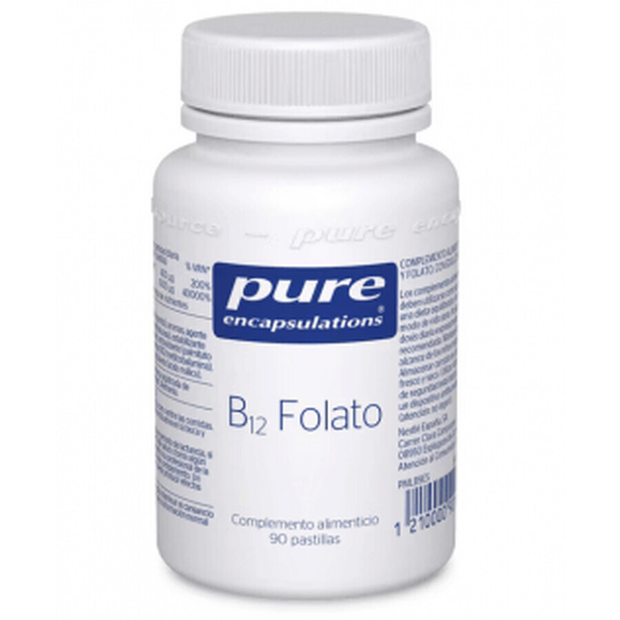 Pure Encapsulations B12 Folate 90 tablets (expires 03/2025)