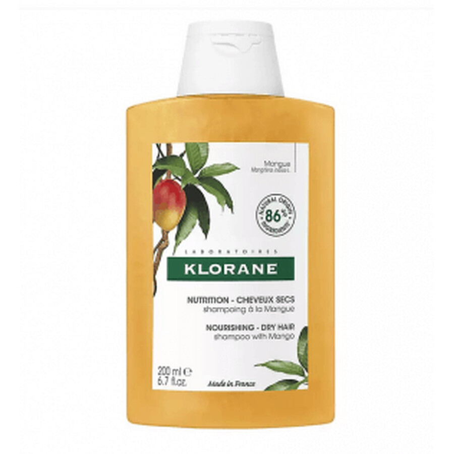 Acquista Shampoo nutriente al burro di mango Klorane, 200ml Shampoo nutriente al burro di mango Klorane, 200ml